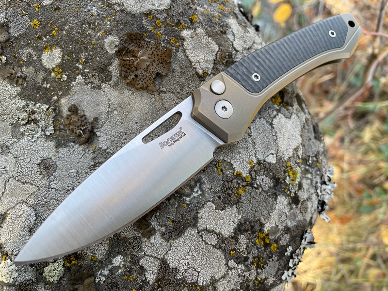 Lionsteel Twain MAGNACUT Bronze Titanium Carbon Fibre 