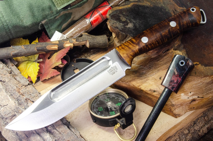 Barkriver Squad leader 2 3V Dark Curly Maple Black liner #1 photo