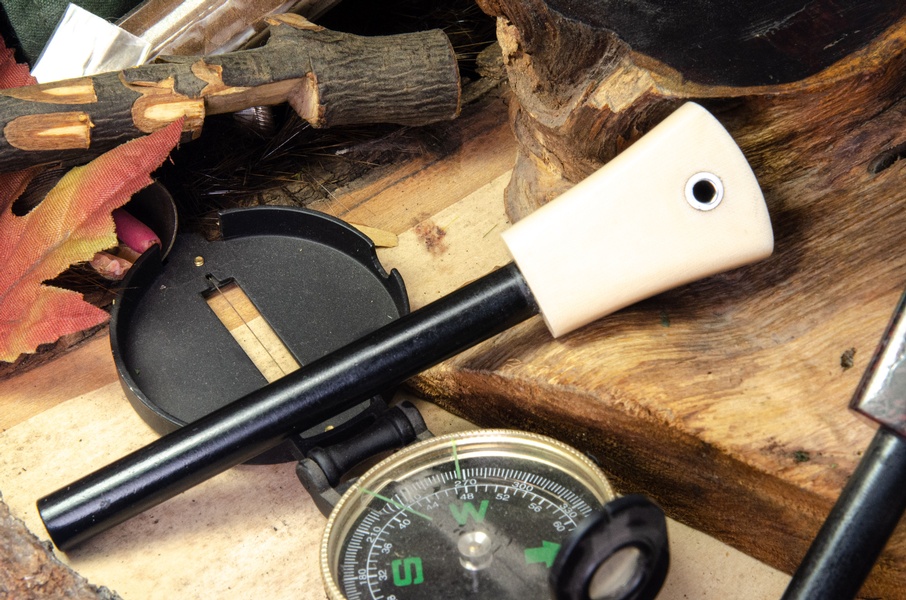 Bark River Firesteel Antique Bone Linen 