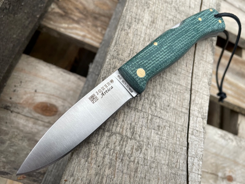 Joker Artica Green Micarta Flat 