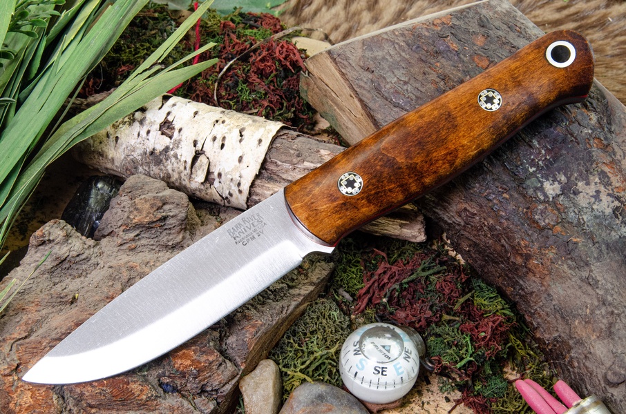 Barkriver Bushcrafter LT 3V Dark Curly maple Red liners #2 photo