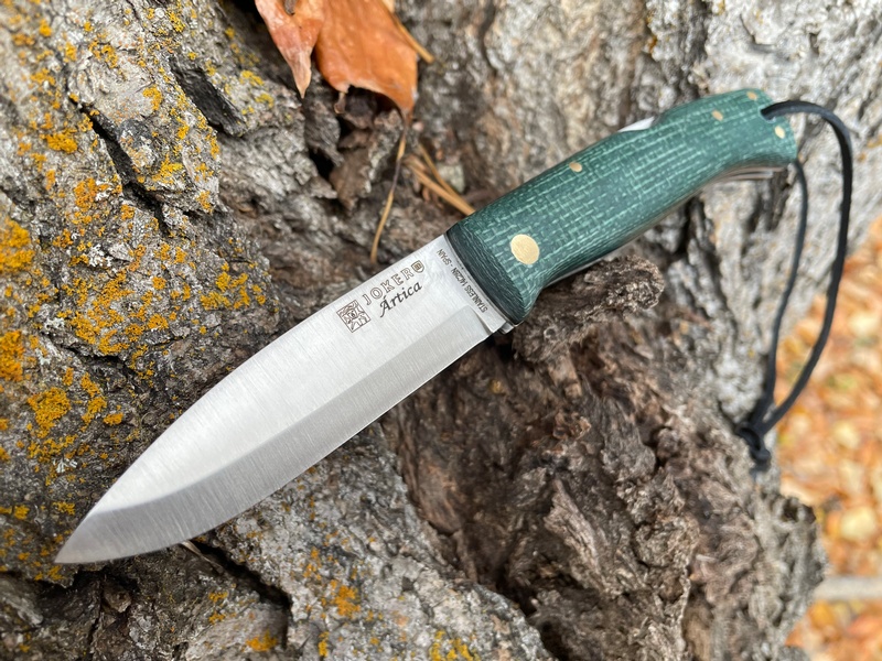 Joker Artica Green Micarta Scandi 
