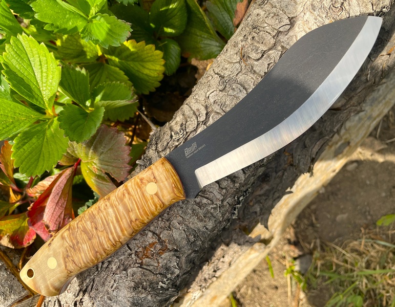 Brisa Nessmuk 125 Scandi Curly Birch with Firesteel