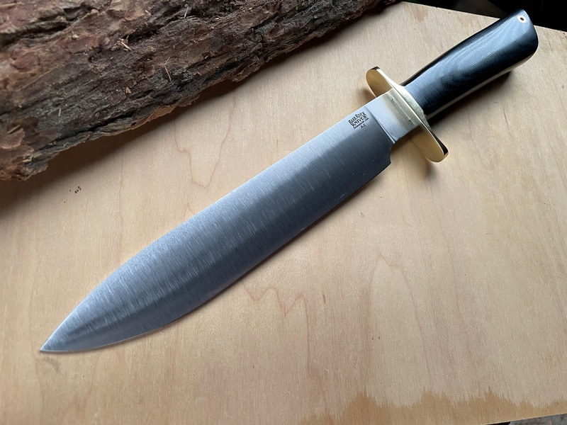 Barkriver Knives Mike Stewart Bowie A2 Black Canvas 