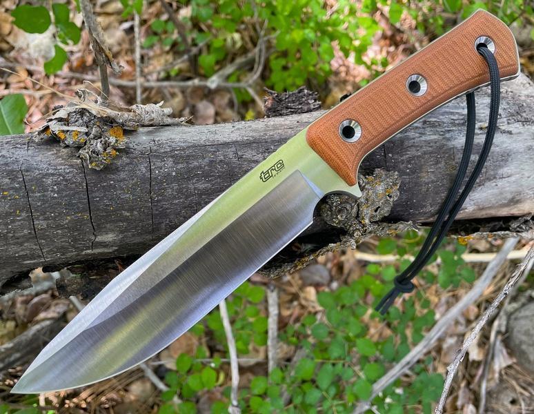 TRC Apocalypse Natural Canvas Micarta V4E Satin (Pre Order) photo