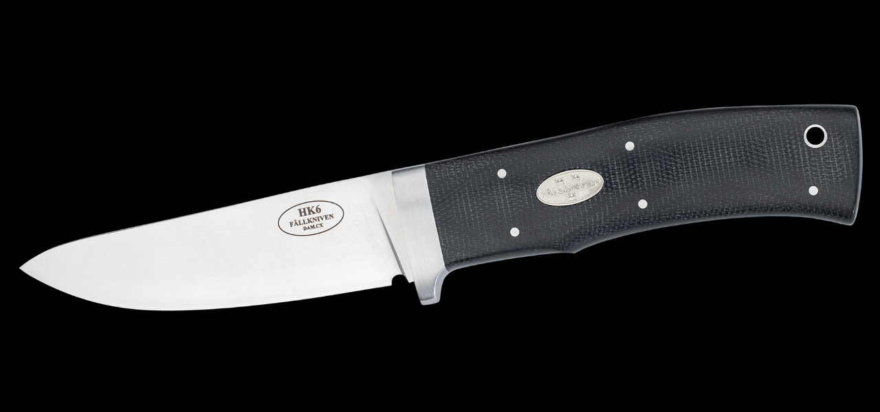 Fallkniven HK6 Cowry X Damascus Black Micarta 