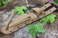 SO Brand Heavy Duty Cordura sheath 8in Brown photo