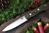 Barkriver Knives Aurora Green Black Linen photo
