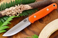 Barkriver Knives Bushcrafter 2 Blaze Orange G10 photo