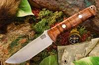 Barkriver Bravo-1 LT Cru-wear Dark Curly Maple Ramped photo