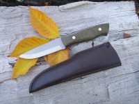 Brisa Trapper Green canvas Micarta 01 SCz photo