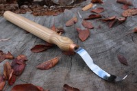 Long Handled Spoon Knife Double edge Wide photo