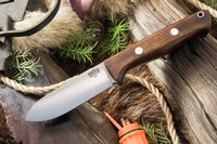 Barkriver Bravo 1 A2 Field Spear Point Dark Curly Maple, Red Liners #3 photo