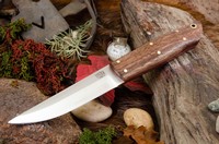 Barkriver Puukko 3V AM Walnut and Red liners #1 photo