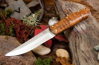 Barkriver Puukko 3V Dark Curly Maple Black liners #3 photo