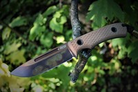 TRC Knives K1S Elmax Natural Micarta Apocalypse #1286 photo
