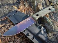 TRC South Pole Elmax Apoc Green Micarta #3670 photo