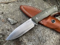 Lionsteel B35 Green Micarta Photo