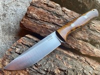 Barkriver Bravo 1 Cru-Wear Dark Curly Maple Black Liner Mosaics Rampless #2 Photo