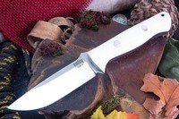 Barkriver Bravo-1 3V Ramped White G10 Red Liner photo