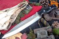 Barkriver Knives Pig Sticker CPM 154 Black G10 Yellow Liner photo