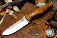 Barkriver Gunny PSB-27 Dark Curly Maple #1 Spear Point Photo