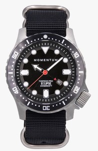 Momentum Torpedo Pro Eclipse Solar 44mm Black NATO Strap Photo