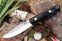 Barkriver Bushcrafter LT 3V Black G10 Yellow Liner Photo