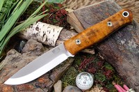 Barkriver Bushcrafter LT 3V Dark Curly maple Red liners #1 Photo