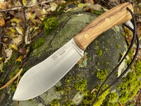 Joker Nessmuk Olivewood Flat Grind with Firesteel Photo