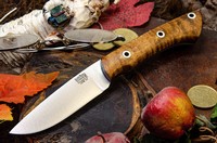 Barkriver Fox River Featherweight 3V Dark Curly Maple Black Liners Hollow Pins #2 Photo