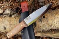 Casstrom Lars Falt Bushcraft Knife Natural Canvas Mod A8 Steel Photo