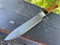 Barkriver Knives Mike Stewart Bowie A2 Dark Curly Maple #2 Photo