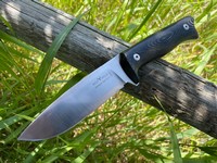 Otter Rotwild Falke N690 Black Canvas Micarta Photo