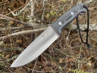 Joker Ranger Black Micarta Flat with Firesteel Photo