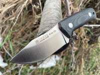 Joker Erizo Black Micarta with Firesteel Kydex Sheath Photo