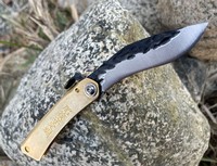 Joker Kukri Small Folding Knife Brass Photo